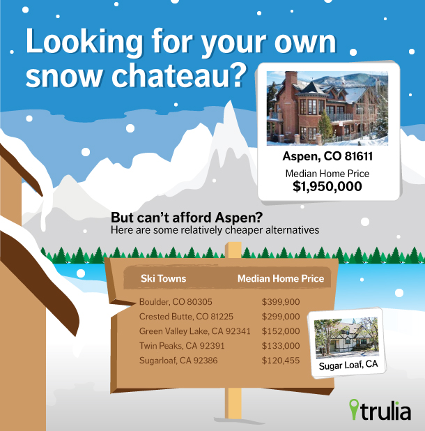 Winter Vacation Homes in the Snow