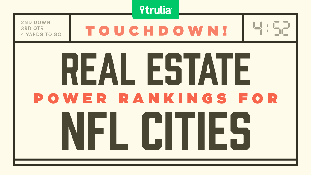 Infographic Real Estate Power Rankings For Cities Of Pro Football